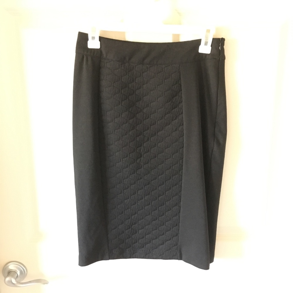 Modest Quilted Panel Pencil Skirt by Mossimo